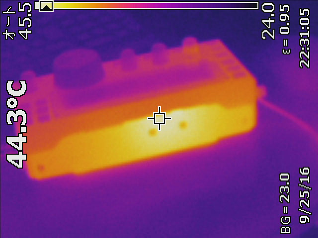 Elecraft KX3 Thermal Image RFout=15W