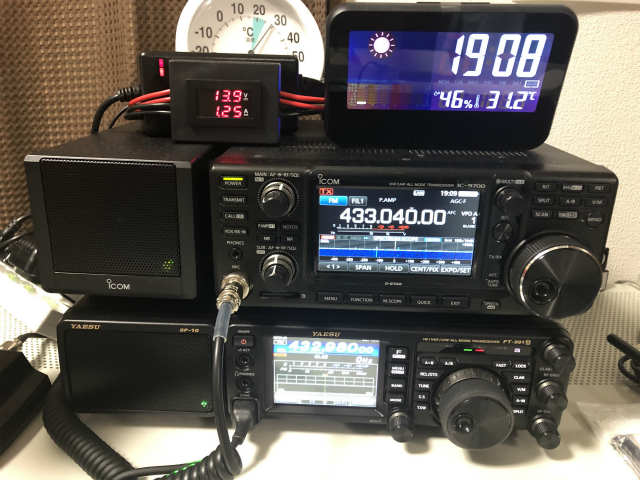 FT-991AM,IC-9700用UPS電源装置