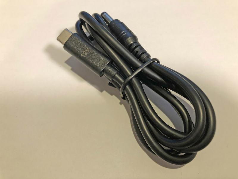 USB type-C PD 12Vケーブル