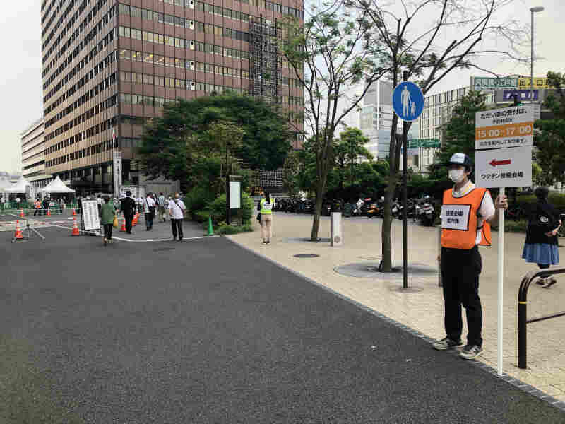 大手町の大規模接種センター